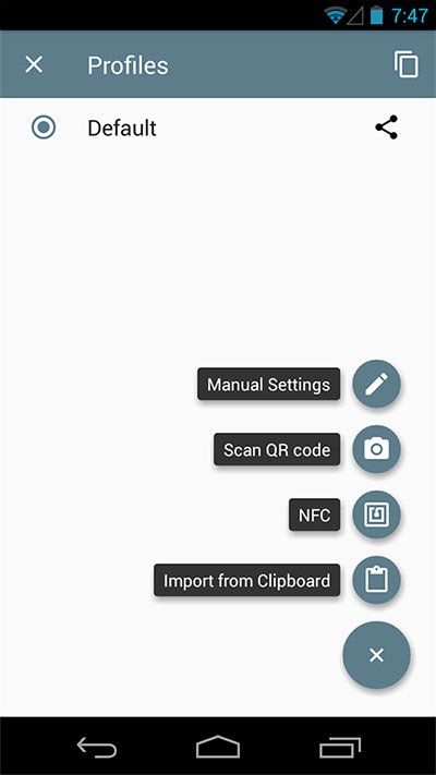 Shadowsocks Android App：设置